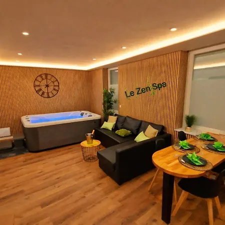 Zen Spa-4 Pers-jacuzzi-parking-clim-colmar Apartmán